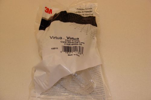 3M 11326 - VIRTUA CLEAR HARD COAT LENS SAFETY GLASSES NEW