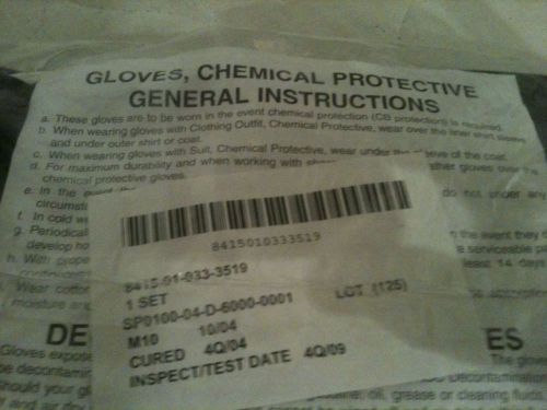 chemical protective gloves size, small Protect your hands!!! 5 pairs for $10.00