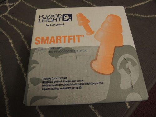 Howard leight smf-30w-p ear plugs - 25db - corded - 100 pair box for sale