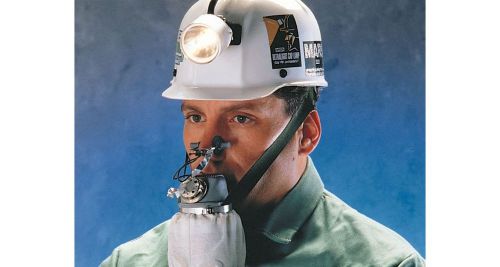 Msa 455299 respirator - w65 self-rescuer respirator w/ protective steel case for sale