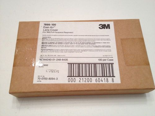 3m 7899-100 easi-air lens cover for 7800 full facepiece respirator for sale