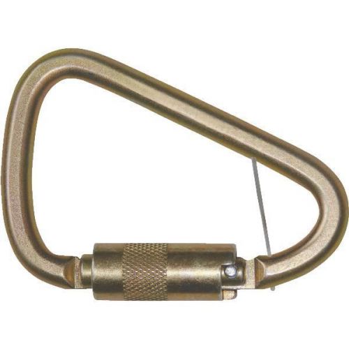 Fall tech a8450 steel carabiner with 1&#034; gate opening-carabiner for sale
