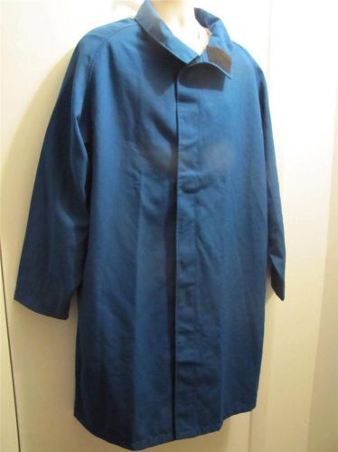 RARE Bulwark FR Lab Coat SIze Large L Nomex IIIA Royal Blue Flame Resistant EUC