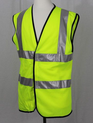 STREETWISE Hi-Viz neon vest yellow/green reflective shirt L sleeveless EMT $40