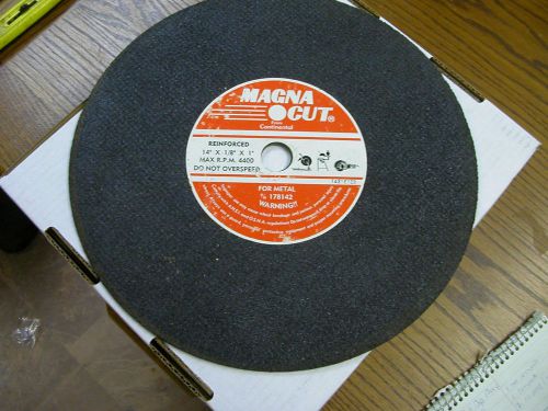 Continental abrasives 14 x 1/8 x 1  metal cutting wheel 178142 for sale