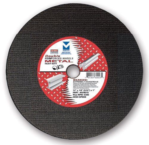 Mercer Abrasives 604020 High Speed Cut Off Wheels For Portable Gas Saws Double
