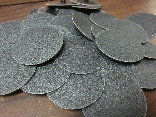 25pc 2&#034; 120grit ROLOC COOKIE DISCS SILICON CARBIDE SANDING DISC ROLL LOCK TYPE R
