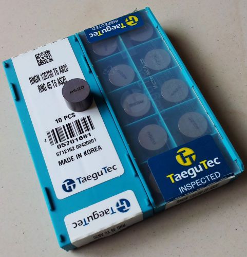 10 taegutec rng 45 t6, rngn 120700 grade as20 ceramic inserts for nickel-based &amp; for sale