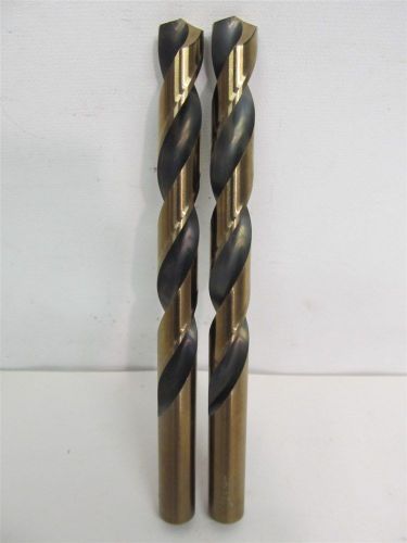 Viking drill 05860 1/2&#034; hss ultra bor super premium jobber length drill bit 2 ea for sale