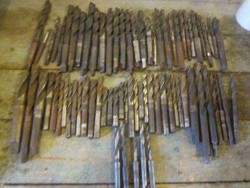 Huge Lot of over 70 used High Speed Drill Bits