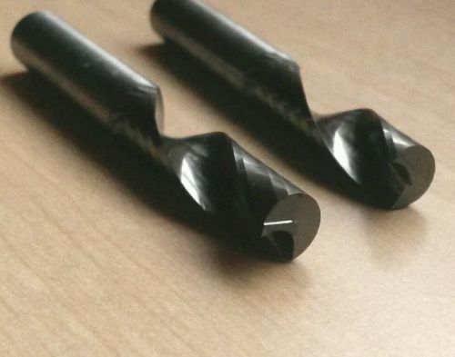 2 pc- 8mm Diameter, 32mm LOC, 65mm OAL Single Flute Carbide End Mills