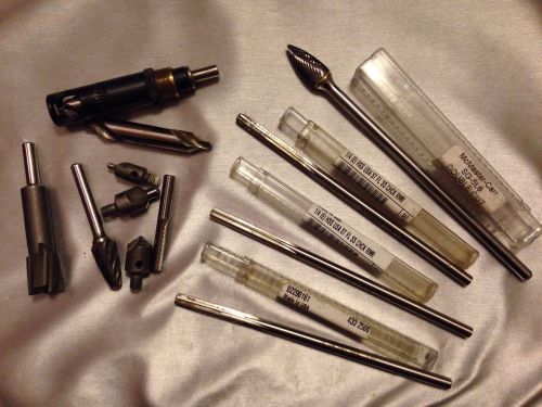 Aircraft Tools Lot Of 12pice Countrrsink Rotary Files