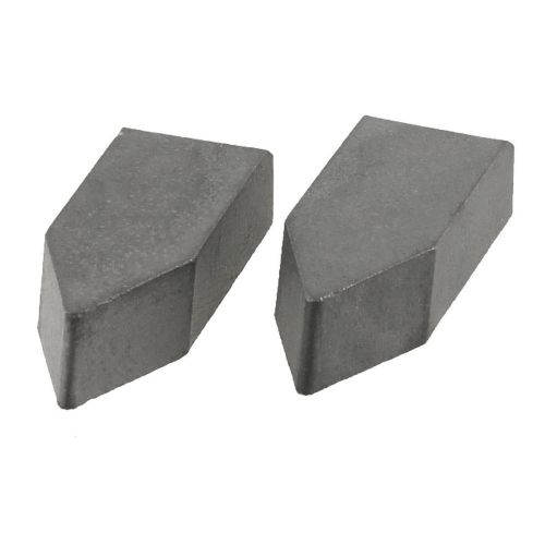 2 Pcs Lathe Tooling Bit Hard Alloy Cemented Carbide Inserts YW1 C120
