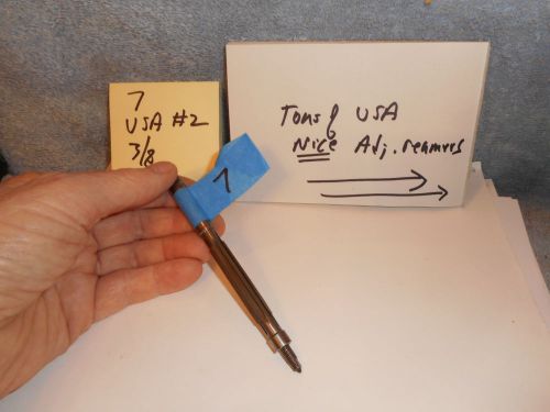 Machinists BUY NOW  DR  USA Adjustable Reamer  #8  -- 3/8&#034; (No.4)