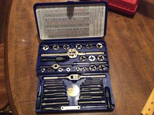 Irwin Hanson Industrial Tools 41 Piece Tap and Die Set - SAE AND METRIC USA