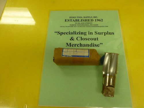 PIPE TAP 1-11-1/2 NPT HIGH SPEED STEEL CHROME COATED SPIRAL FLT USA NEW $34.00