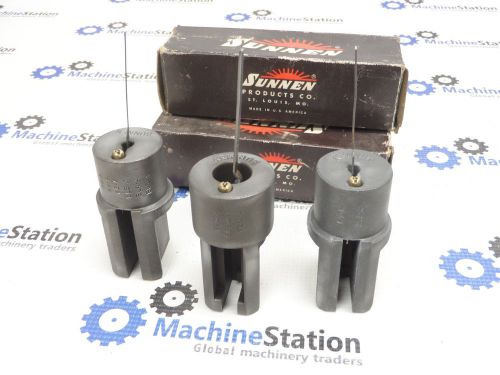 (3) ASSORTED SUNNEN HONING MANDREL ADAPTERS 6-A / 20-A / K345-A BL345-A