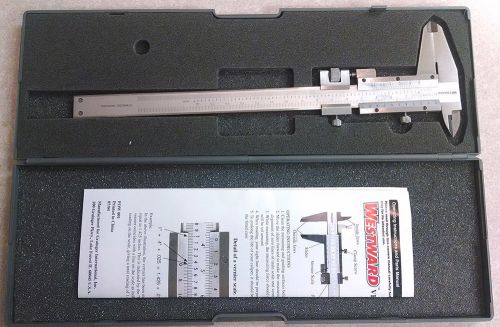 WESTWARD 4KU77 Stainless Steel Vernier Caliper