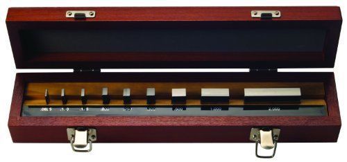 Mitutoyo 516-934-26 steel rectangular micrometer inspection gage block set, asme for sale