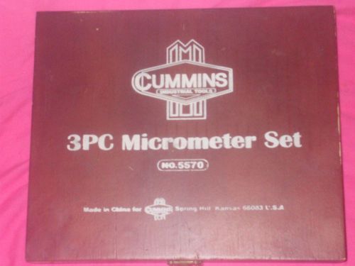 3 lufkin + cummins micrometer set nsk and brown and sharpe dial indicators lot for sale