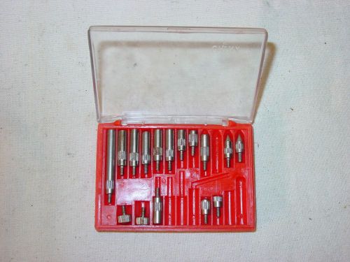 Dial test indicator tips anvil set 16 pieces for sale