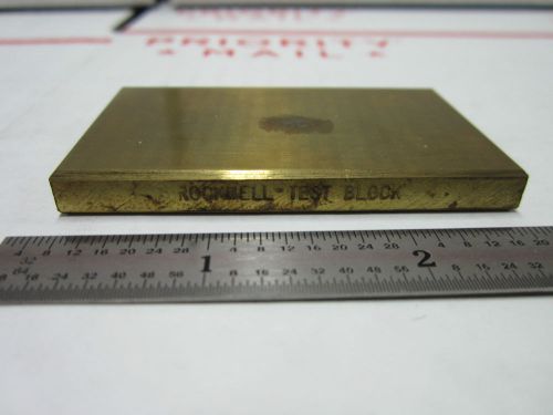 METROLOGY INSPECTION ROCKWELL HARDNESS TEST STANDARD BIN#5-31