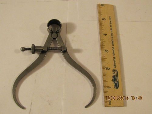 VINTAGE LUFKIN SPRING TYPE 4&#034; OUTSIDE CALIPERS   SAGINAW MICH.