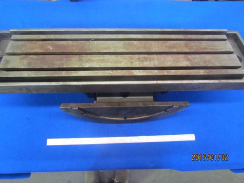 Tilt &amp; incline table for a f3 aciera universal mill                 b-0334 for sale