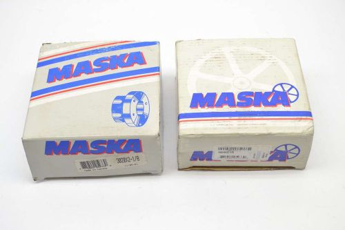 LOT 2 NEW MASKA 3020X2-1/8 TAPER LOCK 2-1/8IN BORE QD BUSHING B385443