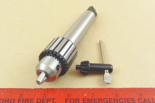 NEW GENUINE JACOBS 0 - 3/8&#034; CAPACITY LATHE TAILSTOCK DRILL CHUCK MT3 &amp; KEY