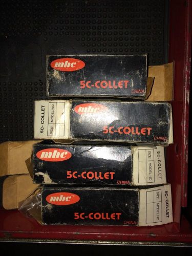 Mhc 5C Collet - Lot Of 4 - All Are New - Size: 3/4