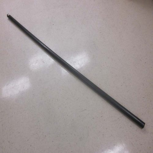 Gehr plastics hdpe 2.000 2&#034; x 8-1/4&#034; plastic black round bar rod delrin for sale