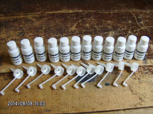 lot of (12) YAMATO silicone sewing machine oil 99043 2 ounce bottles