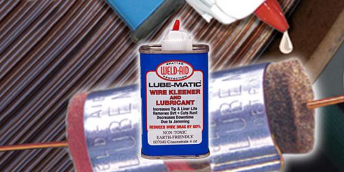Weld-Aid Lube-Matic Wire Kleener &amp; Lubricant - 4oz - 007040
