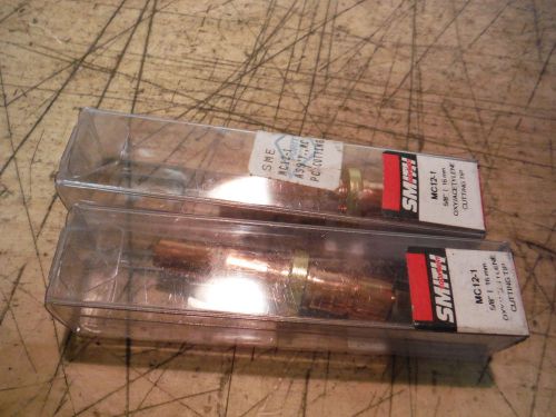2 NEW OLD STOCK SMITH MC12-1 CUTTING TIPS FOR TORCH