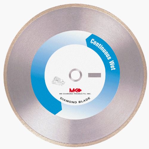 MK Diamond 137166 MK-200 Premium 10-Inch Wet Cutting Continuous Rim Saw Blade wi