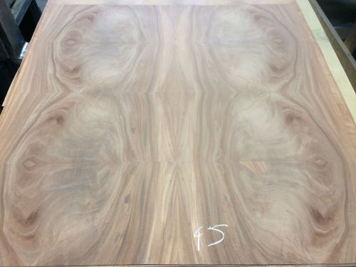 Wood Veneer Crotch Mahogany 47x48 1pcs total 20Mil Paper Backed &#034;EXOTIC&#034; CRLM45