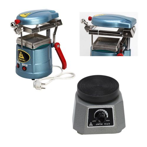 Dental lab vacuum forming molding machine &amp; 4&#034; vibrator vibrating oscillator for sale