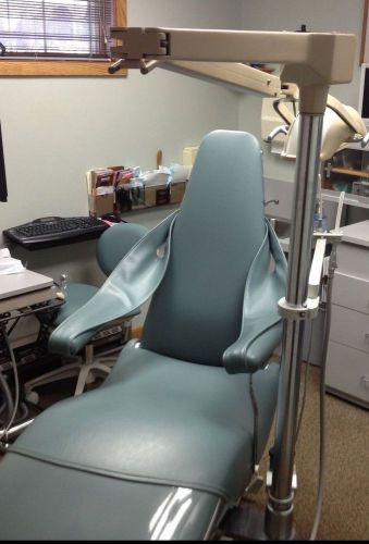 Dental eze j-chair (auto position), lfii, pole/chair mount, stools  (reduced) for sale