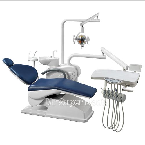 Free Shipping Computer Controlled Dental Unit Chair 3 Fold Type CE Approved Hard