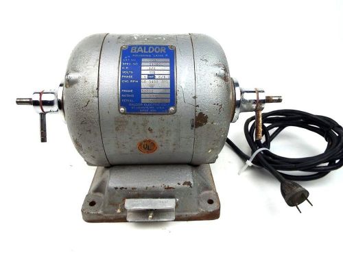 Baldor 353 Dental Lab Dual Speed 1/4 HP 115V Polishing Lathe