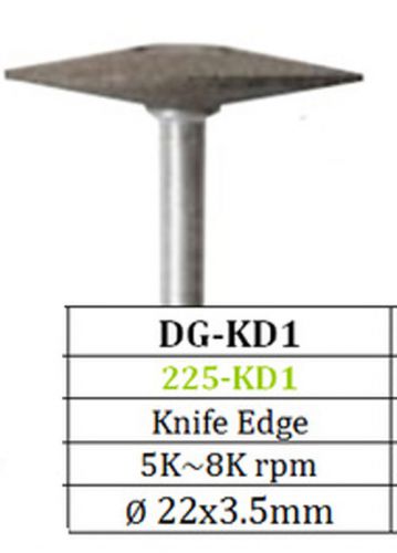 Diamond grinder knife edge dg-kd1 coarse 22mm x 3.5mm for ceramics soft alloys for sale