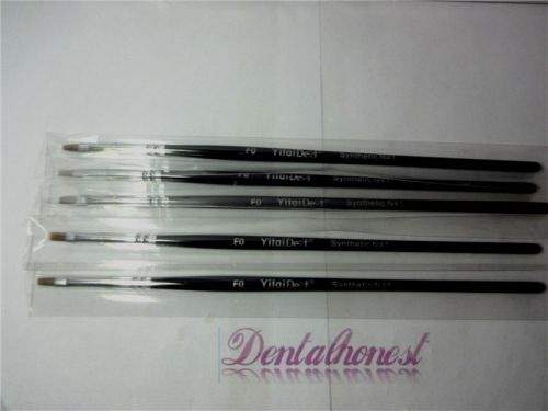 5pcs Dental Porcelain Brush Pen F0 Dental Lab Equipment