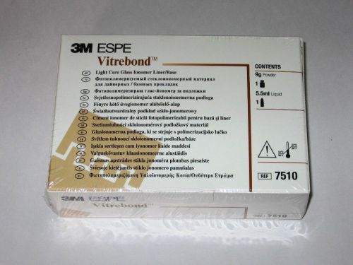 3m espe vitrebond complete kit #7510 powder 9g liquid 5.5ml for sale