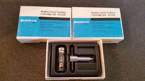Lot 3 Midwest Replacement Dental Hand Piece turbines for Quiet-Air or In-Sight