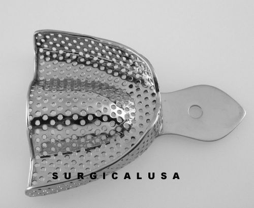 Metal Impression Tray Upper Perforated X-large Size, Surgical Dental Instruments