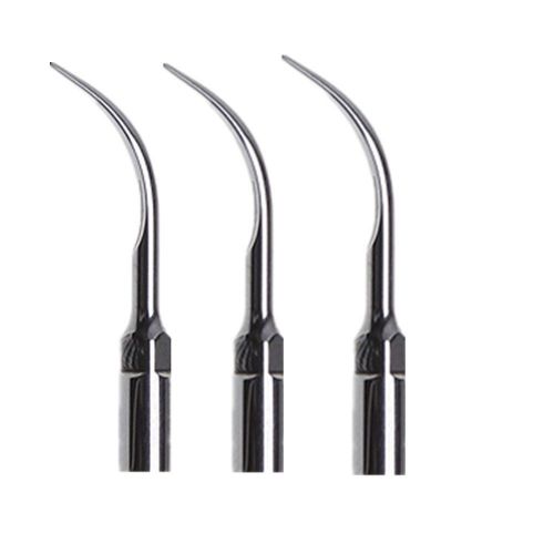3 pc dental ultrasonic scaling tips fit fpr ems woodpecker scaler silver g5 for sale
