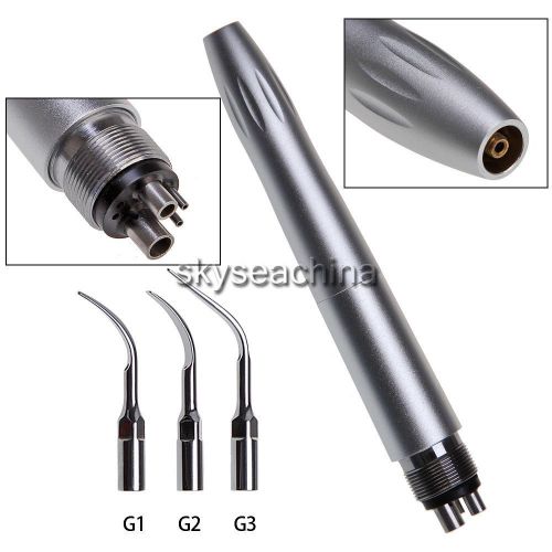 NSK Dental Sonic Air Scaler Handpiece Perio Hygienist 4Hole w/3 Tips SALE!