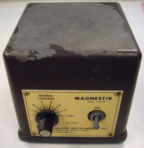Lab-Line Magnestir Magnetic Stirrer Model 1250 - 4-1/2&#034; Square - 30-Day Warranty