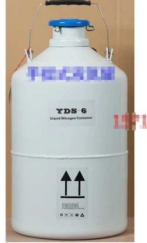 6 l liquid nitrogen ln2 tank+ straps cryogenic container s-3 for sale
